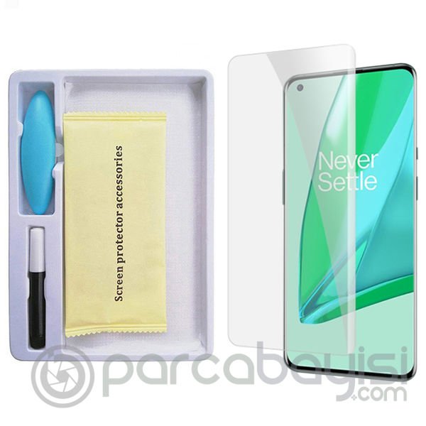 Oneplus 9 Pro Full Uv Liquid+uv Işık 3D Kırılmaz Cam Ekran Koruyucu