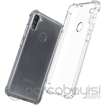 ALLY SM Galaxy M11-A11 Anti-Drop Darbe Emici Silikon kılıf Shockproof kılıf