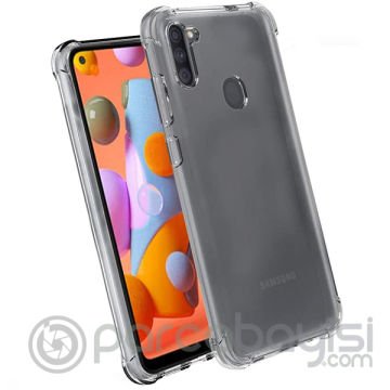 ALLY SM Galaxy M11-A11 Anti-Drop Darbe Emici Silikon kılıf Shockproof kılıf
