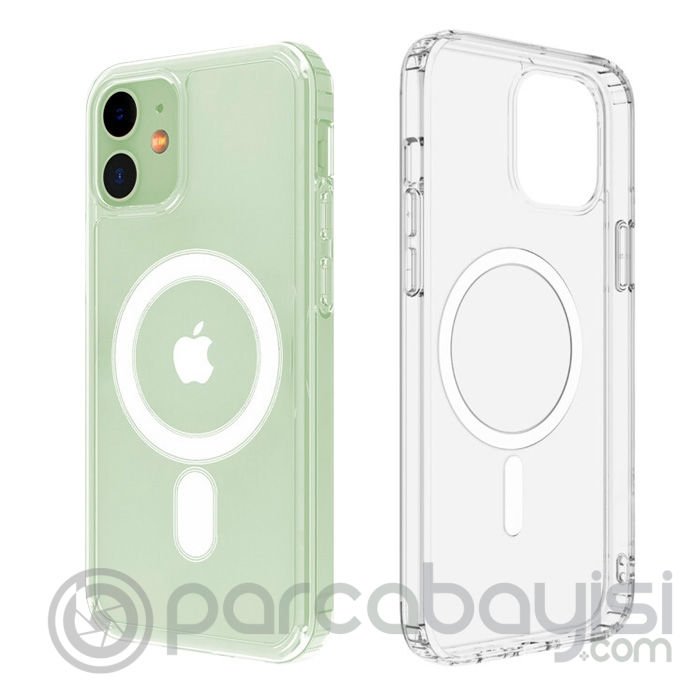 ALLY iPhone 12 - 12 Pro 6.1inç Magsafe Uyumlu Manyetik Kılıf