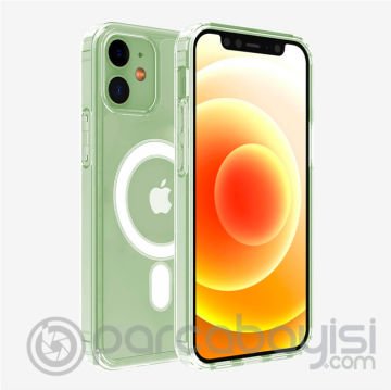 ALLY iPhone 12 - 12 Pro 6.1inç Magsafe Uyumlu Manyetik Kılıf