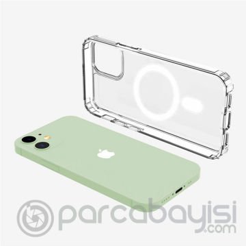 ALLY iPhone 12 - 12 Pro 6.1inç Magsafe Uyumlu Manyetik Kılıf