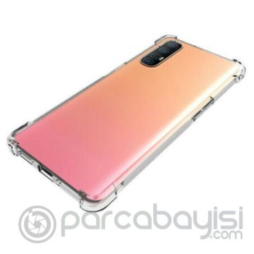 Oppo Reno 3 Pro Anti-Drop Darbe Emici Silikon kılıf Shockproof kılıf