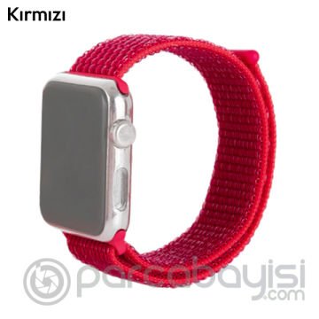 Ally Apple Watch 7-8 41mm 6-5-4 40mm Nylon Loop Spor Kayış Kordon 3-2-1 38mm