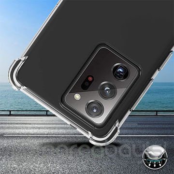 Ally SM Galaxy Note 20 Ultra  Anti-Drop Darbe Emici Silikon kılıf Shockproof kılıf