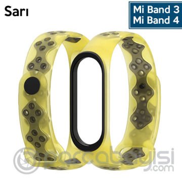 Mijobs Xiaomi Mi Band 4-3 Delikli Bileklik Kayış Kordon