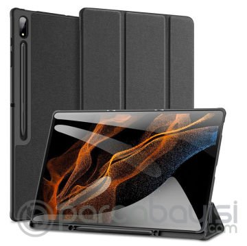 Dux Ducis Samsung Galaxy Tab S8 Ultra (X900-X906) Kılıf Kalem Bölmeli Standlı Domo Series