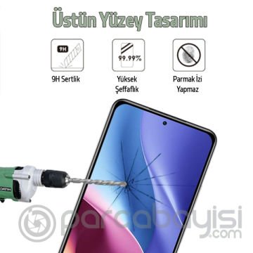 Xiaomi Redmi K40-K40 Pro  Full Glue Tam Kaplama Ekran Koruyucu