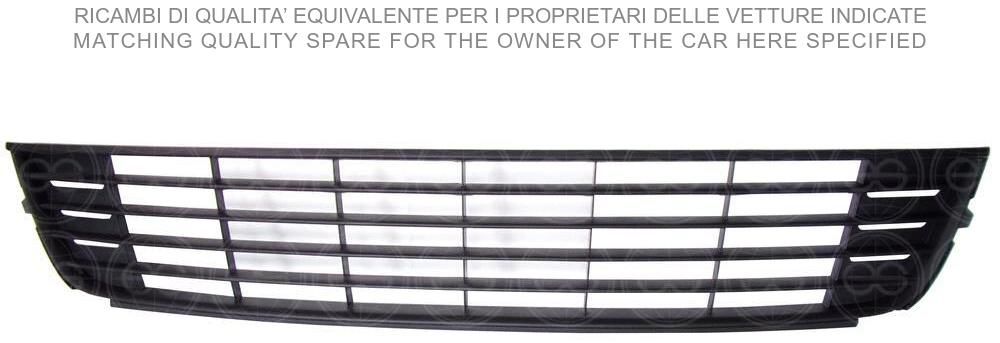 TAMPON IZGARASI ÖN ALT ORTA TREND. SİYAH VOLKSWAGEN CADDY III 2010-2015 | 1T0853677C9B9 | 1T0853677C9B9