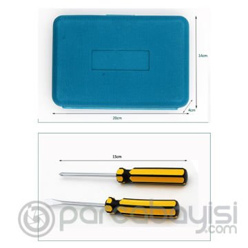 ALLY 12 Parça Çok Amaçlı Acil Durum Araç Ev Kutulu Tamir Seti 8012A