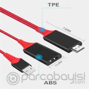 1080p Hdmi 2 İn1 Cast Telefondan Tv Wireless Dönüştürücü Adaptör