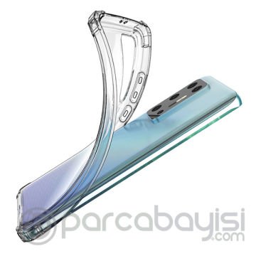 Huawei P40 Pro+Plus Anti-Drop Darbe Emici Silikon kılıf Shockproof kılıf