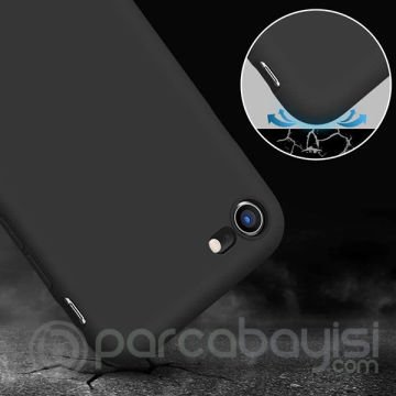 ALLY İPhone SE2 İPhone 8-7 Lansman Kılıf İçi Kadife Soft Silikon Kılıf