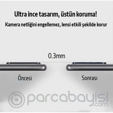 SM Galaxy A12-A42 Tempered Cam Kamera Koruyucu