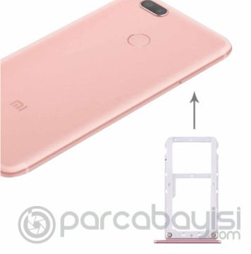 Xiaomi Mi 5x,A1 Sim Hafıza Kart Kapağı Tutucu