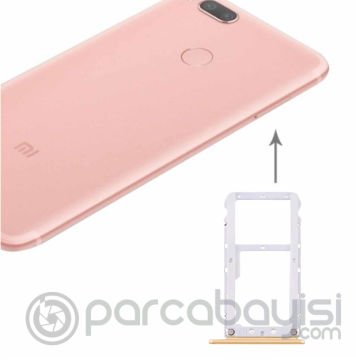 Xiaomi Mi 5x,A1 Sim Hafıza Kart Kapağı Tutucu