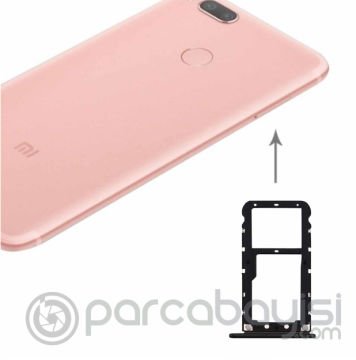 Xiaomi Mi 5x,A1 Sim Hafıza Kart Kapağı Tutucu