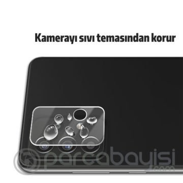 SM Galaxy A52-A72 Tempered Cam Kamera Koruyucu