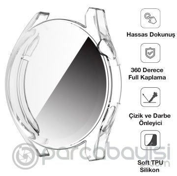 ALLY Huawei Watch GT3 46mm 360 Koruma Ultra Slim Silikon Kılıf
