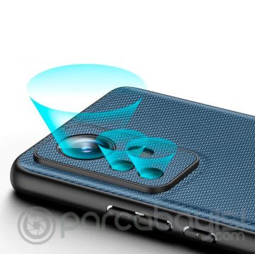 Dux Ducis Fino Serisi Xiaomi 12 - 12x Kılıf Premium Dokuma Silikon Kılıf