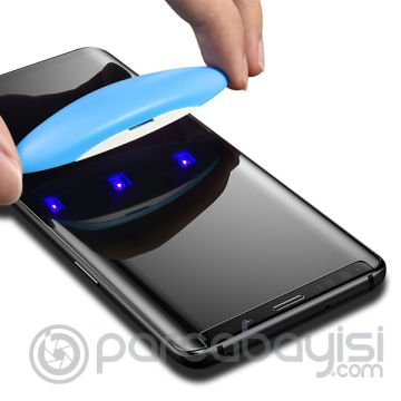 Huawei P30 Pro Full Uv Liquid+uv Işık 3D Full Kırılmaz Cam Ekran Koruyucu