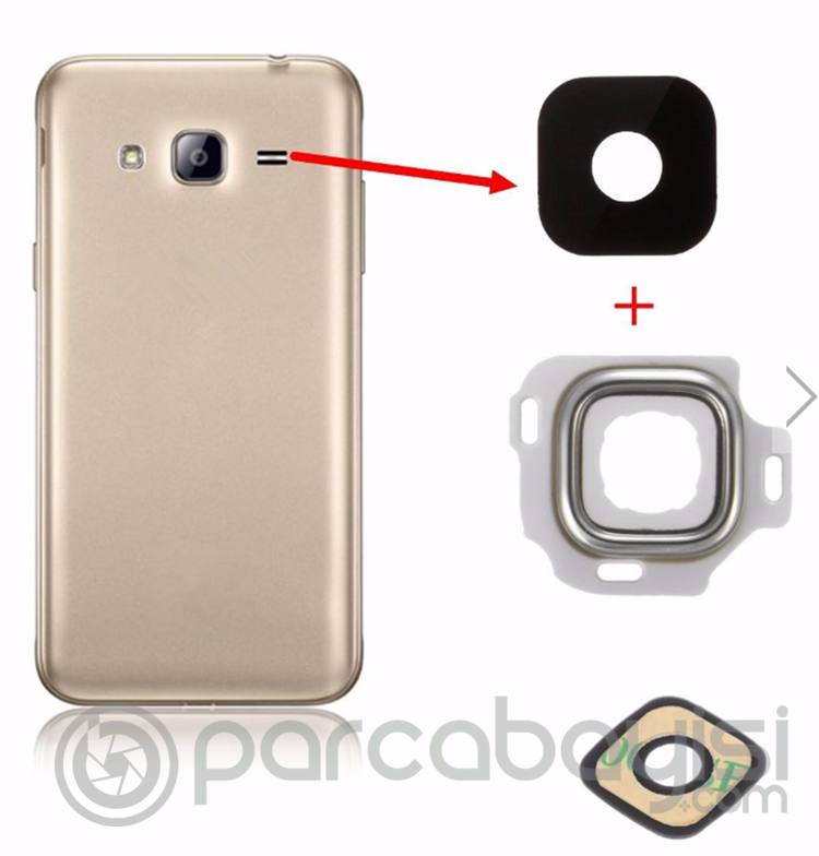 Ally Samsung Galaxy J3 J320 (2016) İçin Kamera Lens Full