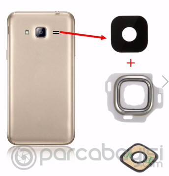 Ally Samsung Galaxy J3 J320 (2016) İçin Kamera Lens Full