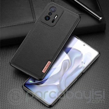 Dux Ducis Fino Serisi Xiaomi 11T- 11T Pro Kılıf Premium Dokuma Silikon Kılıf