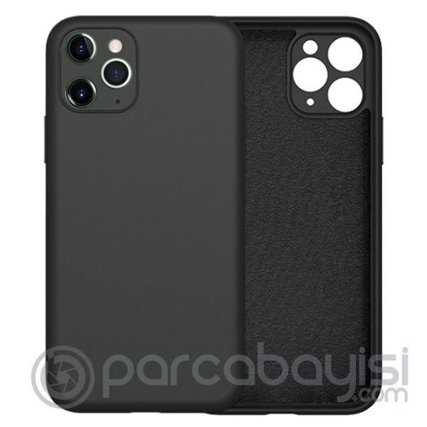 ALLY İPhone 11 Pro Kamera Korumalı Lansman Kılıf İçi Kadife Silikon Kılıf