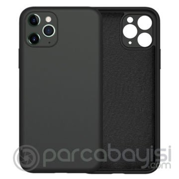 ALLY İPhone 11 Pro Kamera Korumalı Lansman Kılıf İçi Kadife Silikon Kılıf