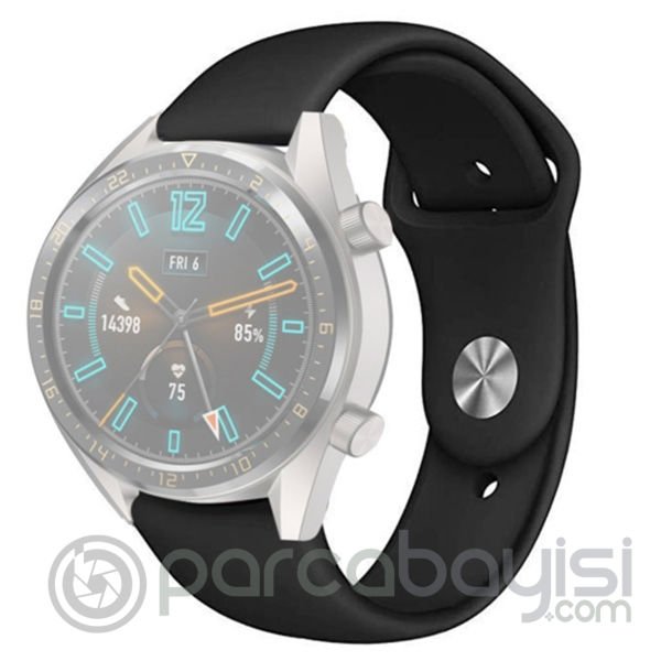 22MM Silikon Kayış Kordon Gear S3 Watch 4 -GT2 GT2E 46MM Kayış,Kordon Watch Active 2 22MM