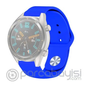 22MM Silikon Kayış Kordon Gear S3 Watch 4 -GT2 GT2E 46MM Kayış,Kordon Watch Active 2 22MM