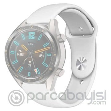 22MM Silikon Kayış Kordon Gear S3 Watch 4 -GT2 GT2E 46MM Kayış,Kordon Watch Active 2 22MM