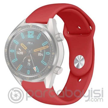 22MM Silikon Kayış Kordon Gear S3 Watch 4 -GT2 GT2E 46MM Kayış,Kordon Watch Active 2 22MM