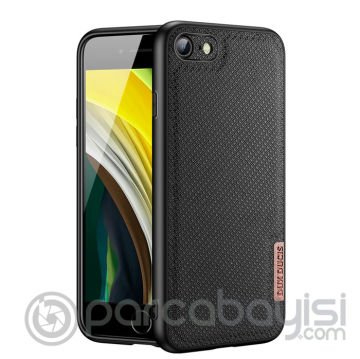 Dux Ducis Fino Serisi İPhone SE 2020-2022 Kılıf Premium Dokuma Silikon Kılıf  iPhone 7 - 8-