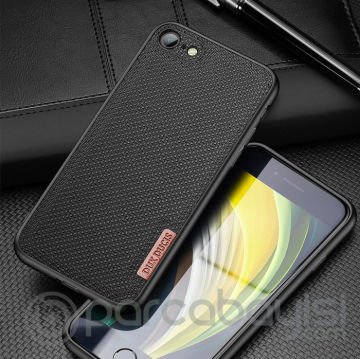 Dux Ducis Fino Serisi İPhone SE 2020-2022 Kılıf Premium Dokuma Silikon Kılıf  iPhone 7 - 8-