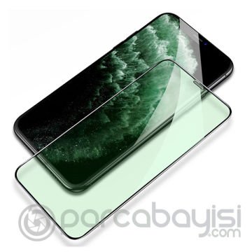 ALLY İPhone 11 Pro-XS 5.8 Anti -Blue Green Light Göz Korumalı Tempered Full Ekran Koruyucu