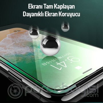 ALLY İPhone 11 Pro-XS 5.8 Anti -Blue Green Light Göz Korumalı Tempered Full Ekran Koruyucu