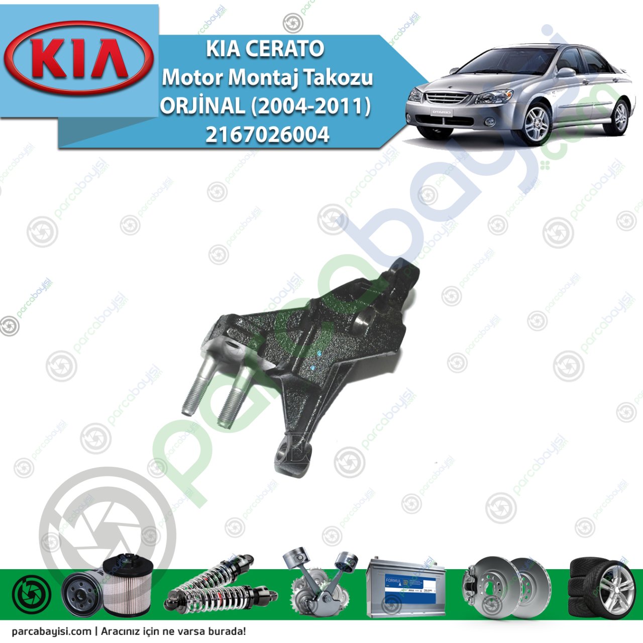 Kia Cerato Motor Montaj Takozu Orijinal | (2004-2011) 2167026004