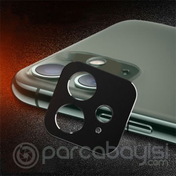 iPhone 11 6.1 3D Metal Kamera Koruyucu Metal Lens