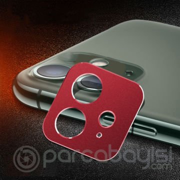 iPhone 11 6.1 3D Metal Kamera Koruyucu Metal Lens