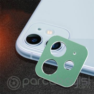 iPhone 11 6.1 3D Metal Kamera Koruyucu Metal Lens
