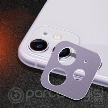 iPhone 11 6.1 3D Metal Kamera Koruyucu Metal Lens