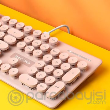 ALLY MC KM600 Kablosuz Bluetooth Klavye ve Mouse Seti Type C Şarjlı