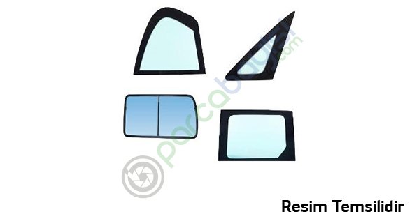 Kia Rio Kelebek Camı Sol Orjinal | 834171W010