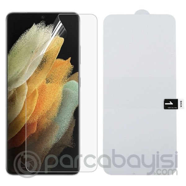 SM Galaxy S21 Ultra Full Membran Nano Hidrojel Film Ekran Koruyucu