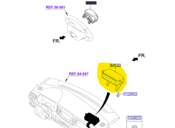 Kia Rio Hava Yastığı Yolcu Orjinal | 84530H8000