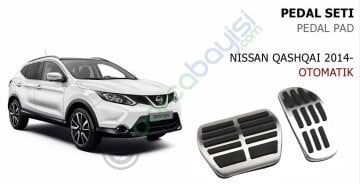 Nissan Qashqai Otomatik Pedal Set Orjinal Style 2 Parça Geçmeli