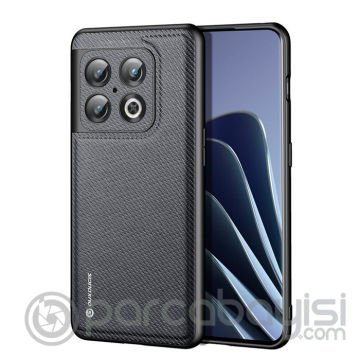 Dux Ducis Fino Serisi OnePlus 10 Pro Kılıf Premium Dokuma Silikon Kılıf