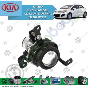 Kia Rio Ön Sis Farı Sağ (2012-2016) Orjinal | 922021W210